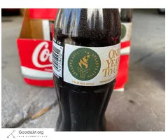 Coca Cola 6pk carton of bottles